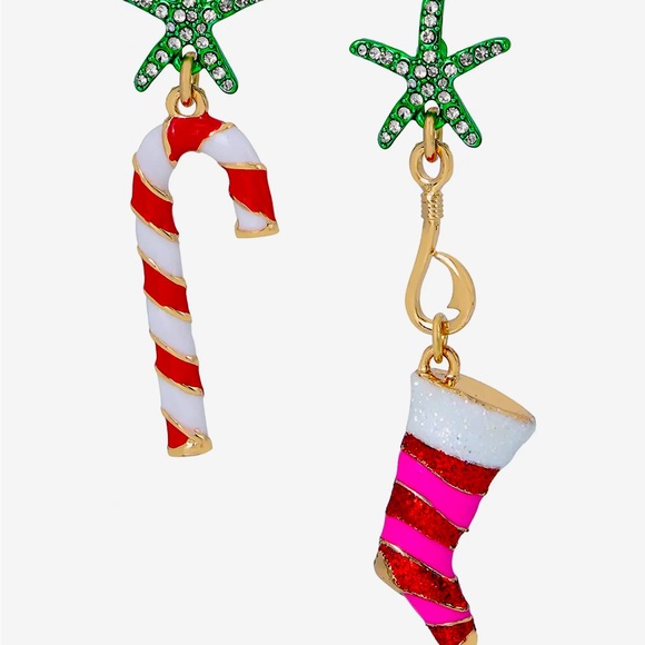 New Betsey Johnson
Stocking Candy Cane Non-Matching Earrings - Picture 4 of 7